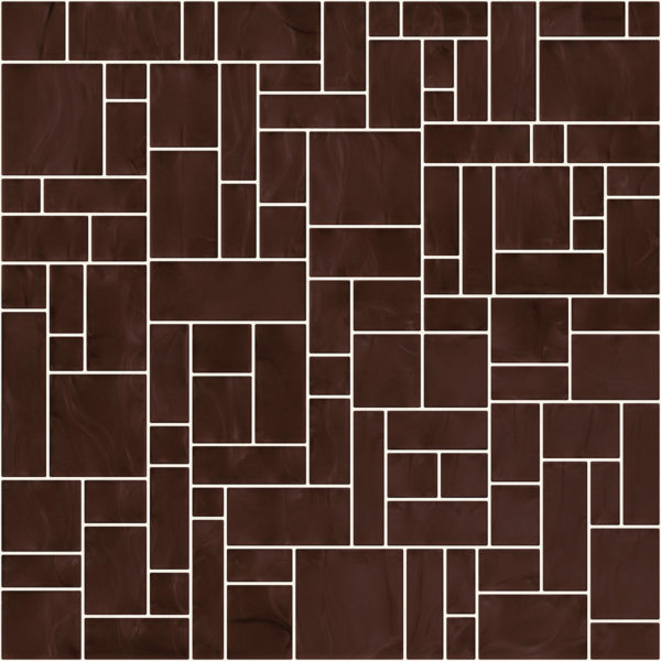 Pastilhas Rivesti Geométrico Cobre Cumaru 33 x 33 cm