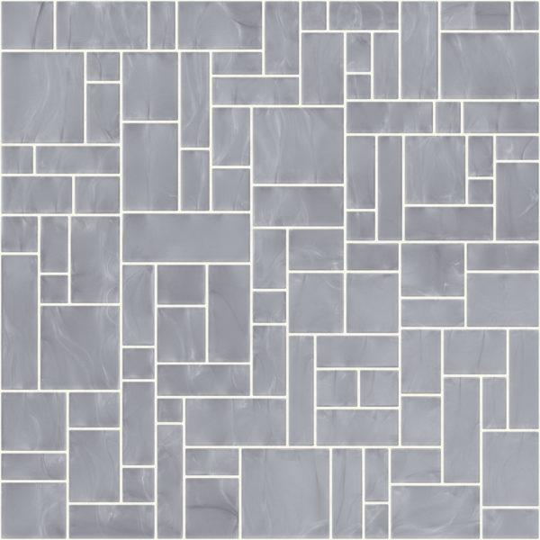 Pastilhas Rivesti Geométrico Prata Itaúba 33 x 33 cm