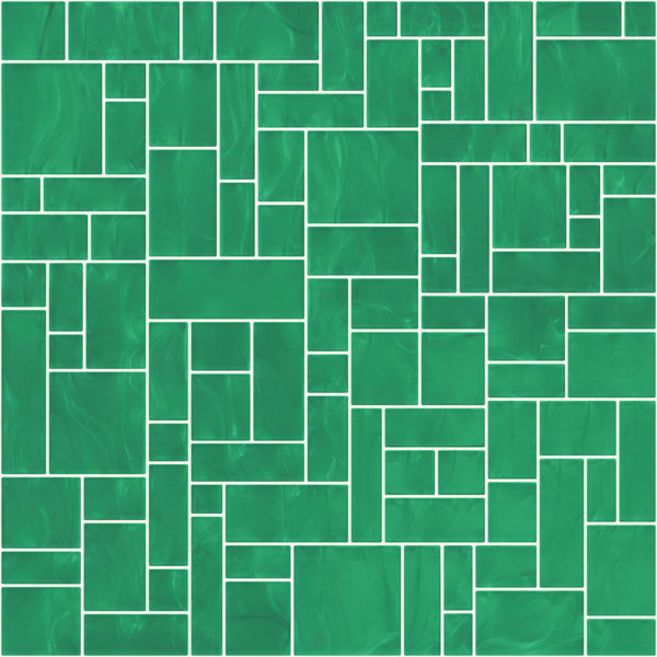 Pastilhas Rivesti Geométrico Verde Jatobá 33 x 33 cm