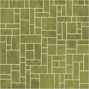 Pastilhas Rivesti Geométrico Verde Jequitibá 33 x 33 cm