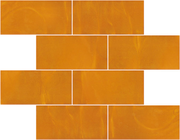 Pastilhas Rivesti Subway Laranja Cambucá 38,5 x 30,5 cm