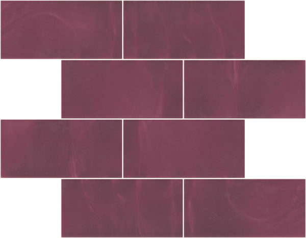 Pastilhas Rivesti Subway Roxo Araçá 38,5 x 30,5 cm