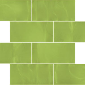 Pastilhas Rivesti Subway Verde Mandacaru 38,5 x 30,5 cm