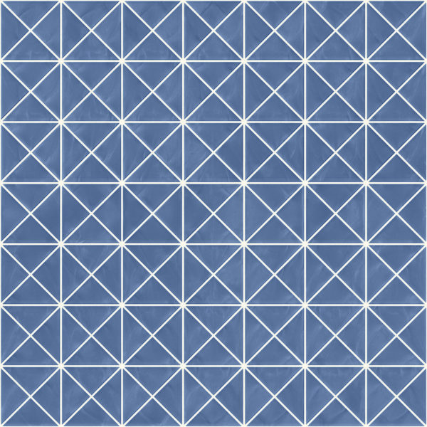 Pastilhas Rivesti Triangular Azul Sucupira 33 x 33 cm