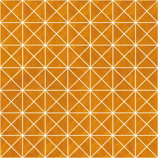 Pastilhas Rivesti Triangular Laranja Cambucá 33 x 33 cm