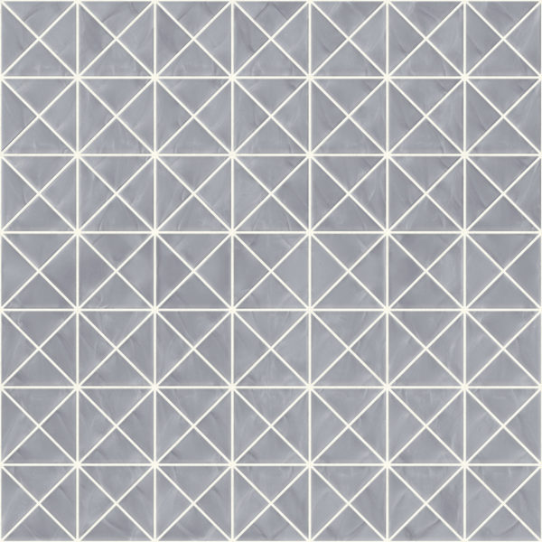 Pastilhas Rivesti Triangular Prata Itaúba 33 x 33 cm